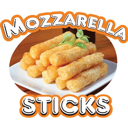 Signmission Safety Sign, 9 in Height, Vinyl, 6 in Length, Mozzarella Sticks D-DC-8-Mozzarella Sticks